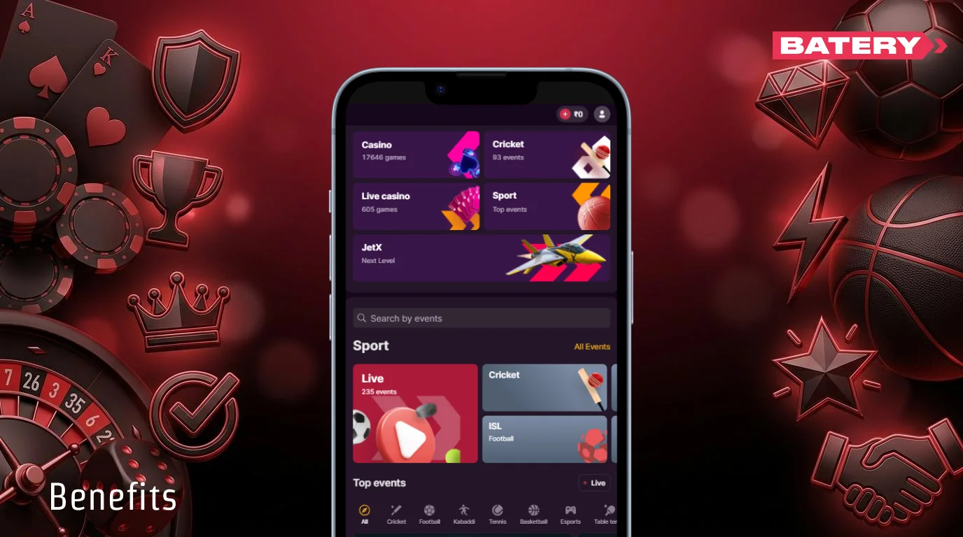 The advantages of the Battery app make it a popular choice in India