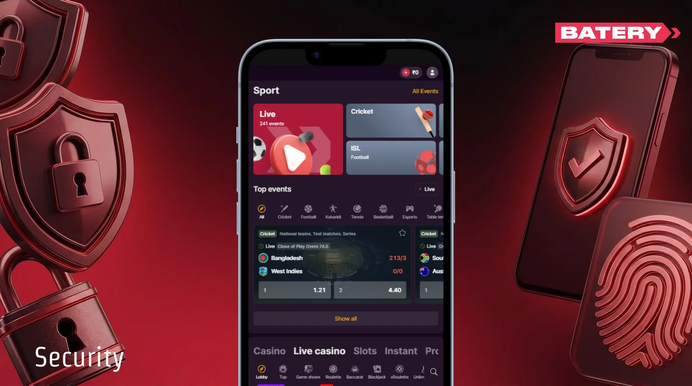 The Batery app is legal and safe